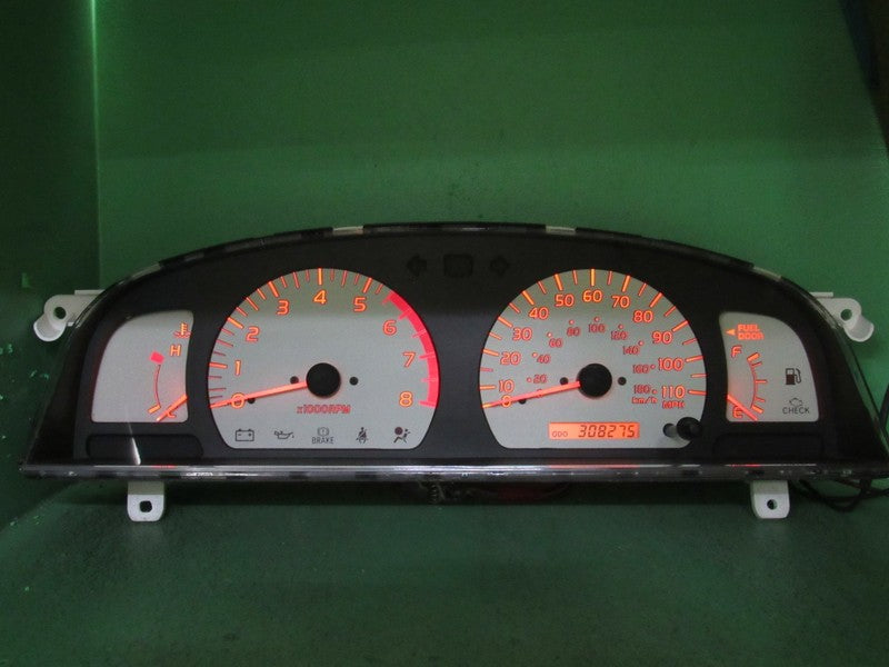 01-04 TOYOTA TACOMA 2.7 MT INSTRUMENT GAUGE CLUSTER SPEEDO TACH 308K T