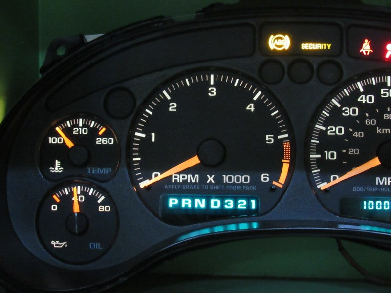 01-04 BLAZER S-10 SONOMA INSTRUMENT GAUGE CLUSTER SPEEDO TACH MILEAGE 