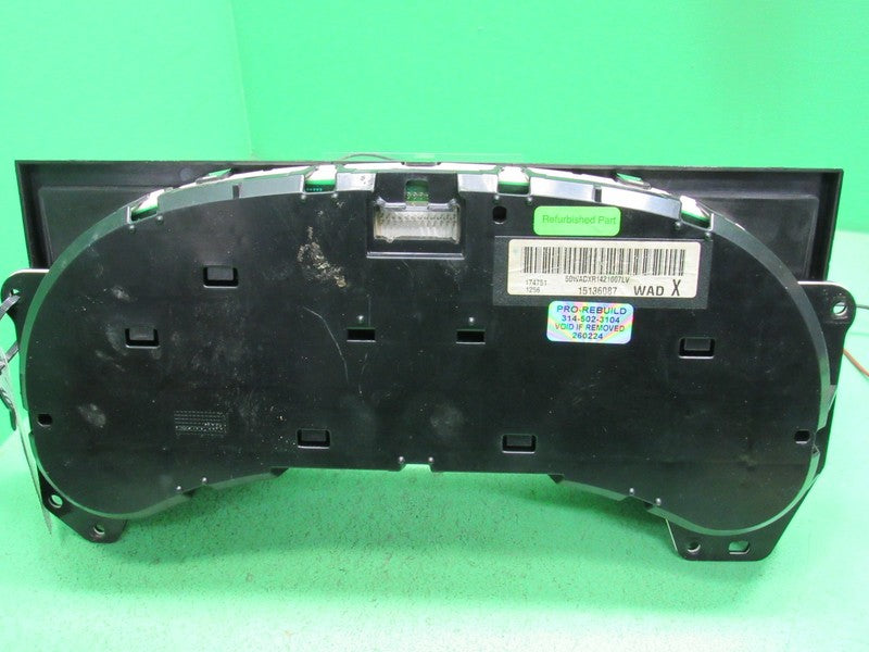 05 HUMMER H2 INSTRUMENT GAUGE CLUSTER SPEEDOMETER TACH MILEAGE PROG 02