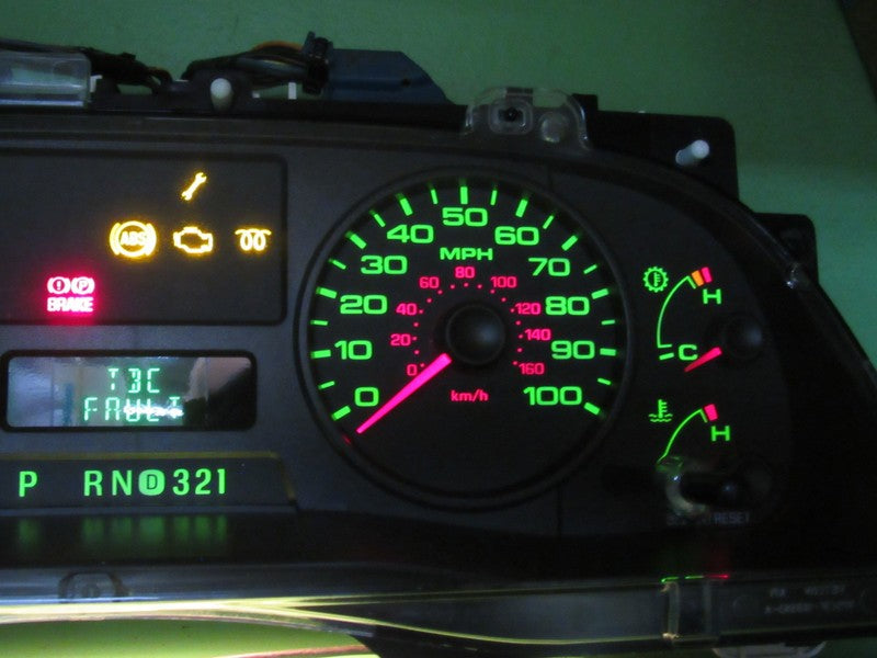 06-07 F250 F350 DIESEL INSTRUMENT GAUGE CLUSTER SPEEDO TACH MILEAGE PR