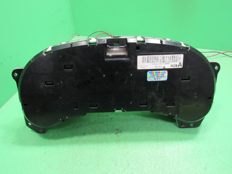03-05 SILVERADO SIERRA TAHOE INSTRUMENT GAUGE CLUSTER MILEAGE PROG REB