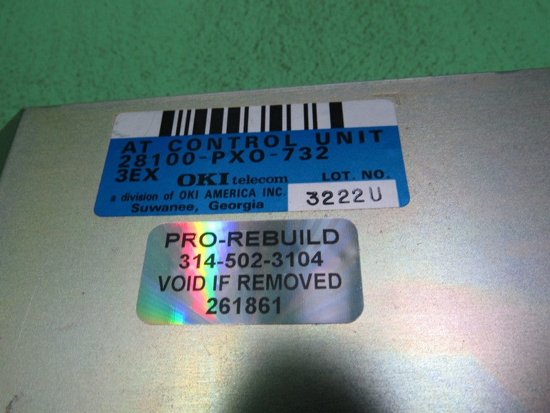 28100-PX0-732 92-93 HONDA ACCORD EX TCU TCM TRANSMISSION CONTROL UNIT 