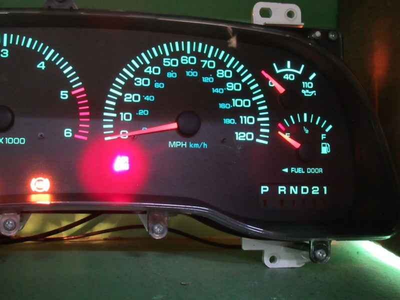 98 DODGE RAM GAS INSTRUMENT GAUGE CLUSTER SPEEDOMETER TACH 131K TESTED