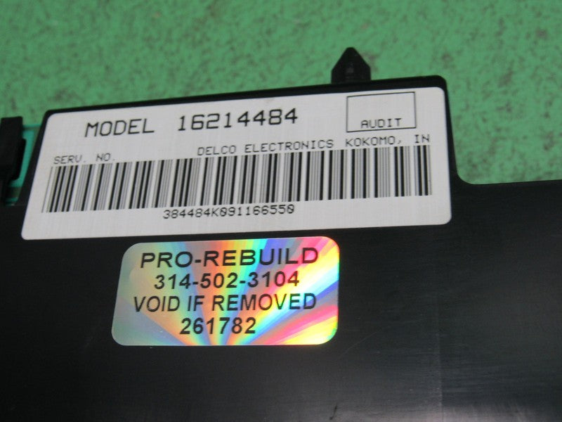 16214484 95-99 LESABRE 95-96 PARK AVE AC DIGITAL CLIMATE TEMP CONTROL 