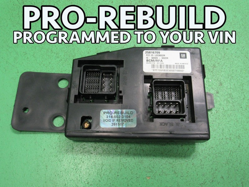 07-08 COLORADO CANYON H3 BCM BODY CONTROL MODULE VIN AND MILEAGE PROGR