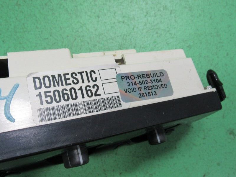 15060162 00-02 TAHOE SILVERADO YUKON A/C AUTO CLIMATE TEMP CONTROL REB