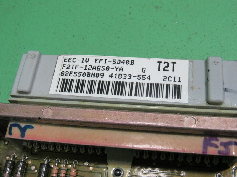 T2T FORD E150 E250 5.0 ECU ECM PCM ENGINE COMPUTER F2TF-12A650-YA REBU