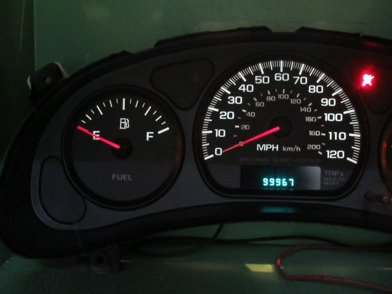 00-05 CHEVROLET IMPALA INSTRUMENT GAUGE CLUSTER SPEEDOMETER MILEAGE PR