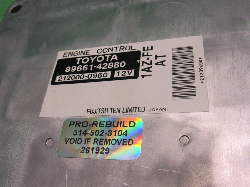 89661-42880 TOYOTA RAV4 AT ECU ECM PCM ENGINE COMPUTER CONTROL UNIT RE