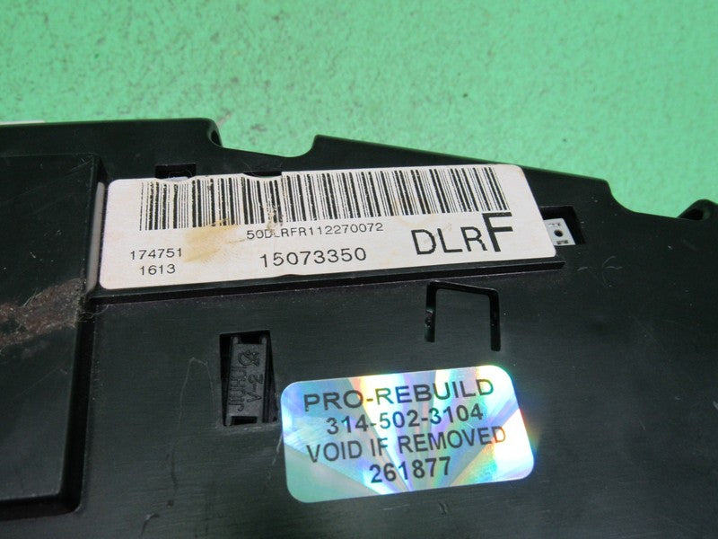 02 CADILLAC ESCALADE INSTRUMENT GAUGE CLUSTER SPEEDO MILEAGE PROG REBU