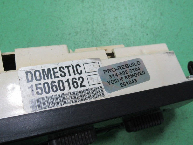 15060162 00-02 TAHOE SILVERADO YUKON A/C AUTO CLIMATE TEMP CONTROL REB