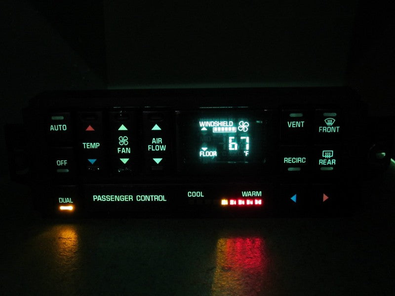 10435588 97-05 BUICK REGAL CENTURY A/C DIGITAL CLIMATE TEMP CONTROL RE