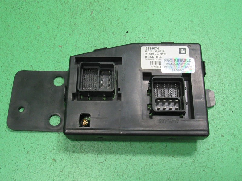 09 HUMMER H3 BCM BODY CONTROL MODULE VIN AND MILEAGE PROGRAMMED 0907