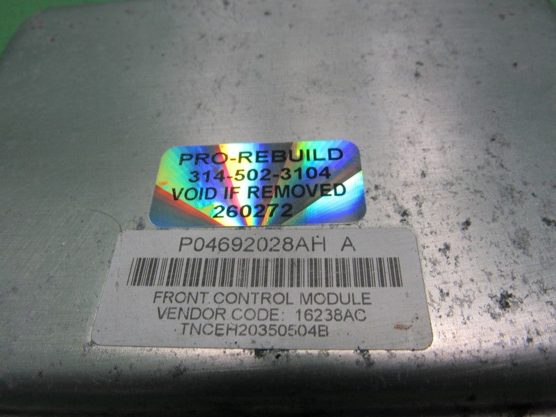 04692028AH 06 CHARGER 300 FRONT BCM BODY CONTROL MODULE MULTIFUNCTION 