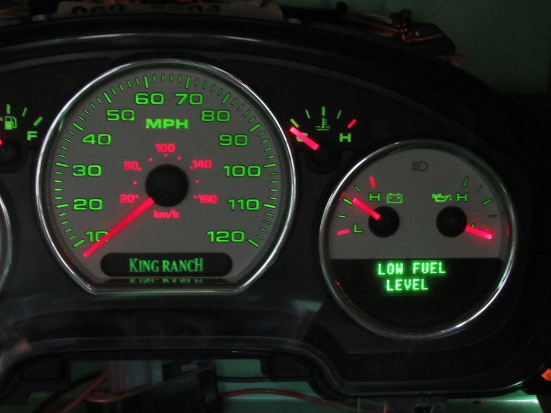 04-05 F150 KING RANCH INSTRUMENT GAUGE CLUSTER GAUGES SPEEDO TACH 228K