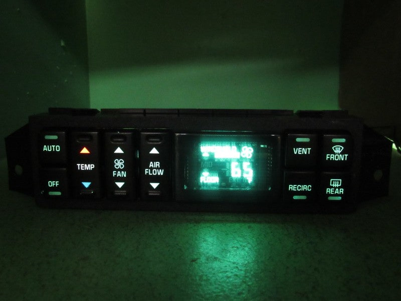 16202304 97-05 BUICK PARK AVE AC DIGITAL CLIMATE TEMPERATURE CONTROL R