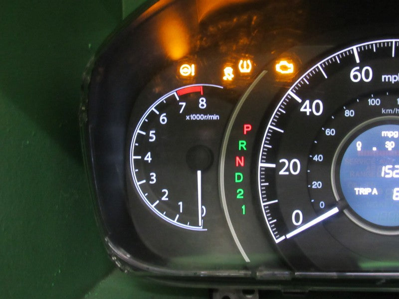 14 HONDA CRV AWD INSTRUMENT GAUGE CLUSTER SPEEDO TACH 152K TESTED 3160