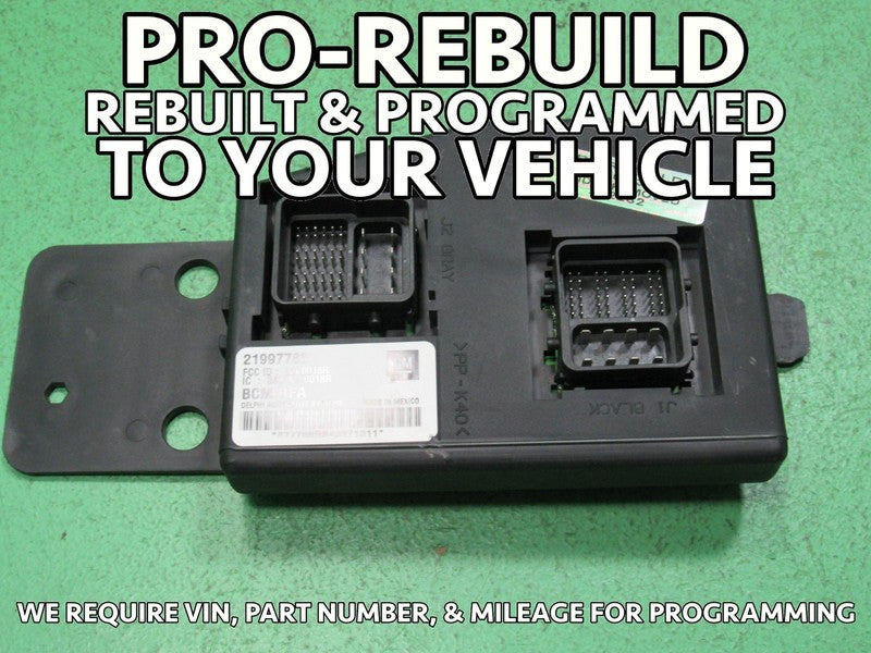 04 COLORADO CANYON BCM BODY CONTROL MODULE VIN AND MILEAGE PROGRAMMED 