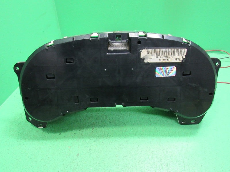 03-04 GMC YUKON DENALI INSTRUMENT GAUGE CLUSTER SPEEDO MILEAGE PROG RE