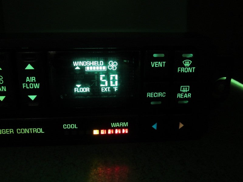 09352034 97-05 REGAL CENTURY A/C DIGITAL CLIMATE TEMP CONTROL REBUILT 