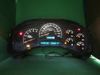 03-04 SILVERADO SIERRA TAHOE INSTRUMENT GAUGE CLUSTER MILEAGE PROG REB