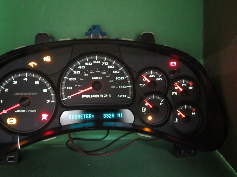 06-07 ASCENDER INSTRUMENT GAUGE CLUSTER SPEEDOMETER MILEAGE PROG REBUI