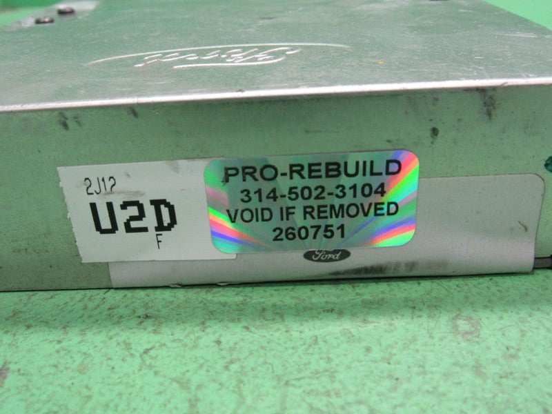 U2D Ford F150 F250 V8 5.0 ECU ECM PCM ENGINE COMPUTER F2TF-12A650-XA R