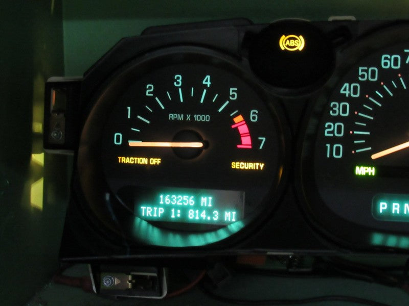 02-05 BUICK LESABRE INSTRUMENT GAUGE CLUSTER GAUGES SPEEDO TACH MILEAG