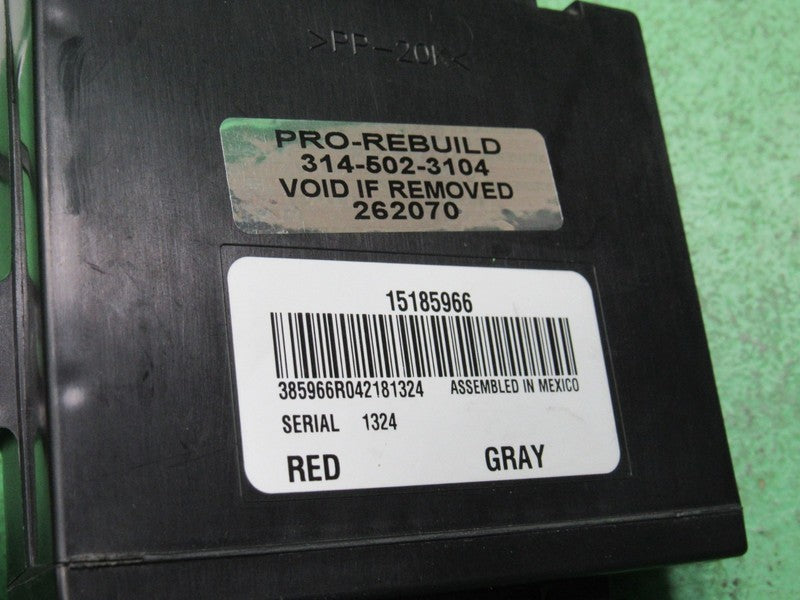 15185966 TAHOE ESCALADE YUKON SUBURBAN REAR A/C HVAC CONTROL MODULE RE