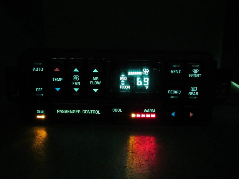09352034 97-05 REGAL CENTURY A/C DIGITAL CLIMATE TEMP CONTROL REBUILT 