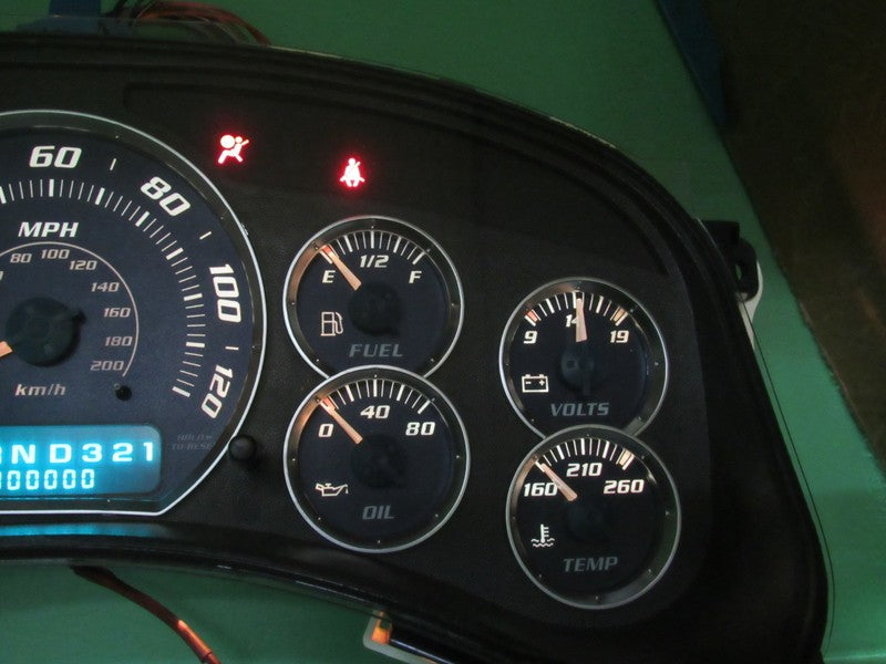 02 CADILLAC ESCALADE INSTRUMENT GAUGE CLUSTER SPEEDO MILEAGE PROG REBU