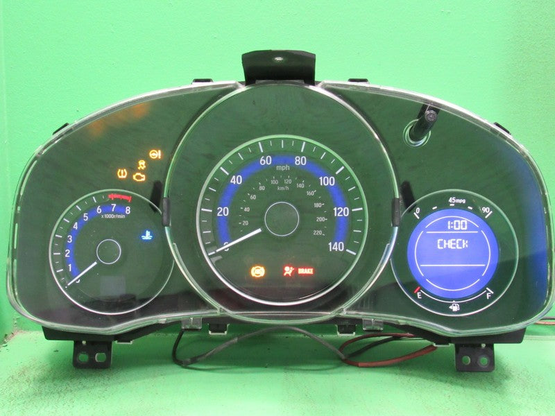 15-17 HONDA FIT EX INSTRUMENT GAUGE CLUSTER SPEEDO TACH 237K TESTED 22