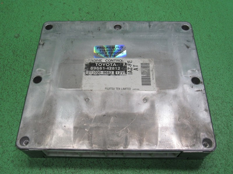 89661-42812 01-03 TOYOTA RAV4 A/T ECU ECM PCM ENGINE COMPUTER CONTROL 