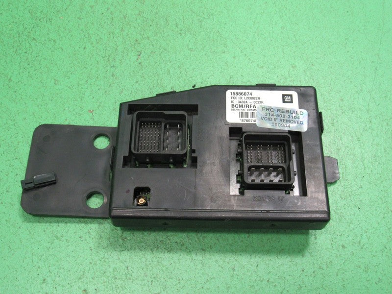 09 COLORADO BCM BODY CONTROL MODULE VIN AND MILEAGE PROGRAMMED 0904