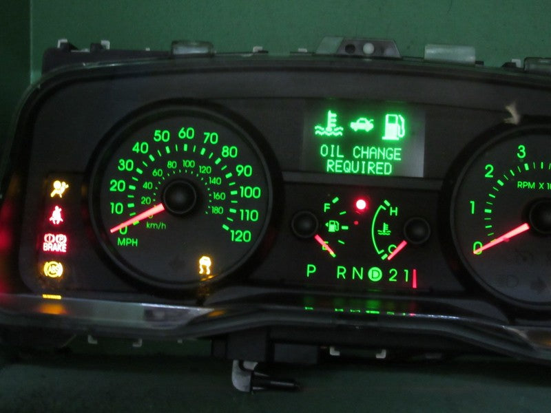 09-11 CROWN VICTORIA P71 INSTRUMENT GAUGE CLUSTER SPEEDO TACH MILEAGE 