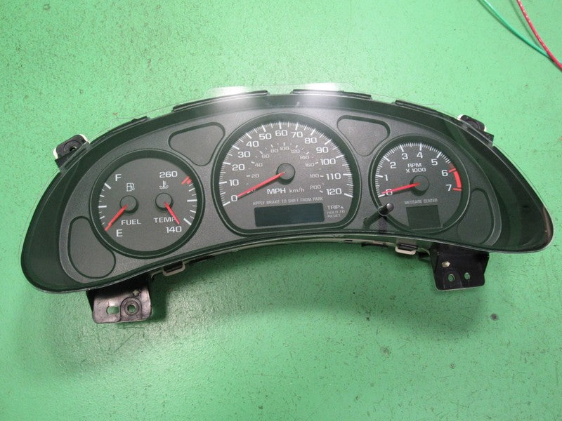 00-05 IMPALA MONTE CARLO INSTRUMENT GAUGE CLUSTER SPEEDO TACH MILEAGE 