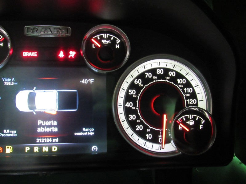 13 RAM 2500 3500 INSTRUMENT GAUGE CLUSTER SPEEDO TACH MILEAGE PROG REB