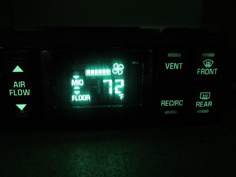 16202304 97-05 BUICK PARK AVE AC DIGITAL CLIMATE TEMPERATURE CONTROL R
