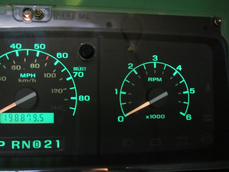 94-95 FORD BRONCO F150 F250 INSTRUMENT GAUGE CLUSTER SPEEDO TACH 198k 