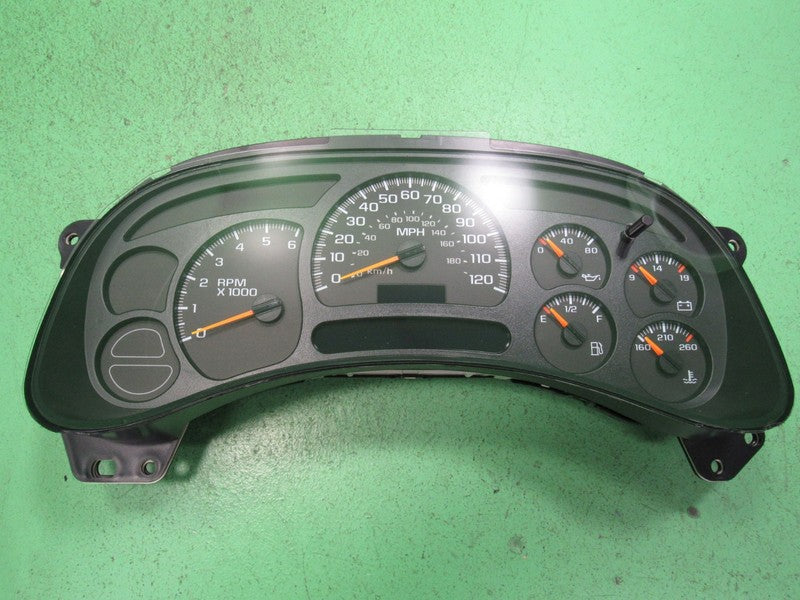 03-05 SILVERADO SIERRA TAHOE INSTRUMENT GAUGE CLUSTER MILEAGE PROG REB
