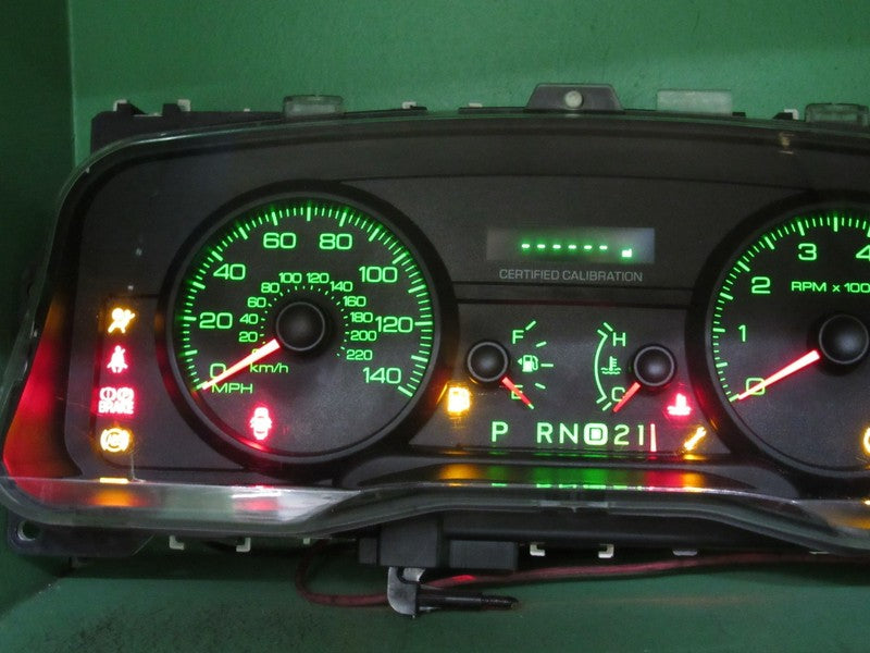 09-11 CROWN VICTORIA P71 INSTRUMENT GAUGE CLUSTER SPEEDO TACH MILEAGE 