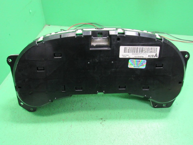 03-05 SILVERADO SIERRA TAHOE INSTRUMENT GAUGE CLUSTER MILEAGE PROG REB