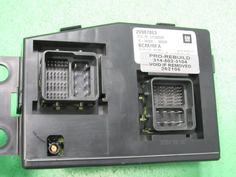 12 CHEVROLET COLORADO BCM BODY CONTROL MODULE VIN AND MILEAGE PROGRAMM