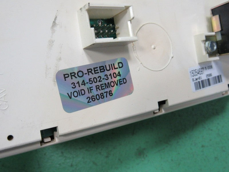 15054697 99-02 SIERRA SILVERADO TAHOE AC MANUAL CLIMATE TEMP CONTROL R