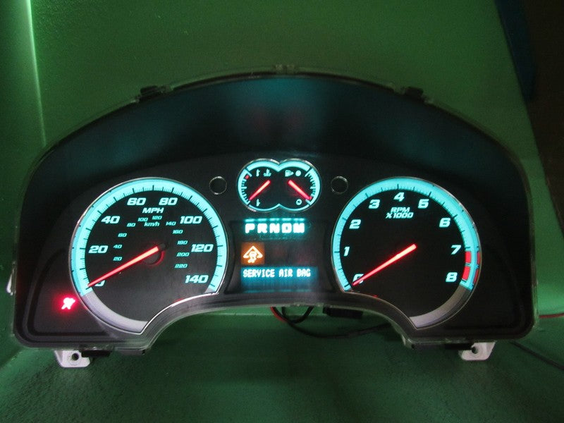 08-09 CHEVY EQUINOX INSTRUMENT GAUGE CLUSTER SPEEDOMETER TACH MILEAGE 