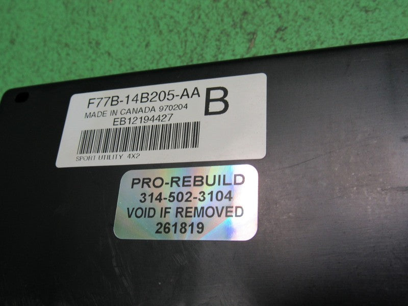F77B-14B205-AA FORD EXPLORER MOUNTAINEER BCM GEM MULTIFUNCTION MODULE 