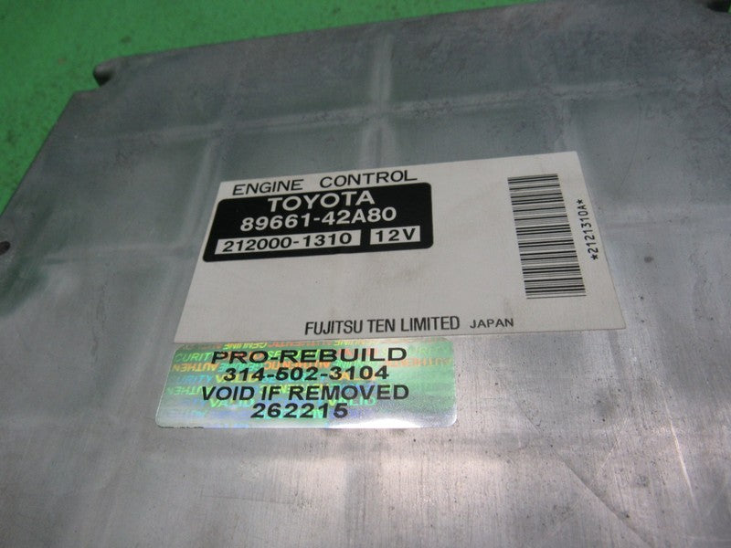 89661-42A80 04 TOYOTA RAV4 FWD AT ECU ECM PCM ENGINE COMPUTER CONTROL 
