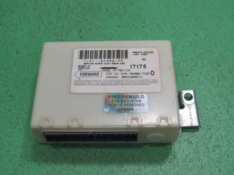 01-03 FORD F150 ANTI THEFT KEYLESS ENTRY LOCKING MODULE 1L3T-15K602-AE