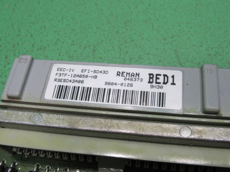 BED1 FORD F600 F700 7.0L ECU ECM PCM ENGINE COMPUTER F3TF-12A650-HB RE