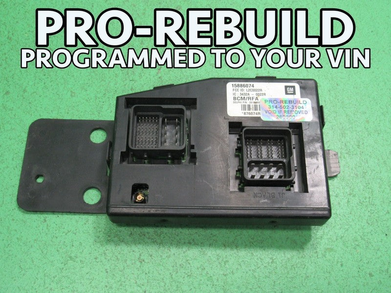10 COLORADO BCM BODY CONTROL MODULE VIN AND MILEAGE PROGRAMMED 0900